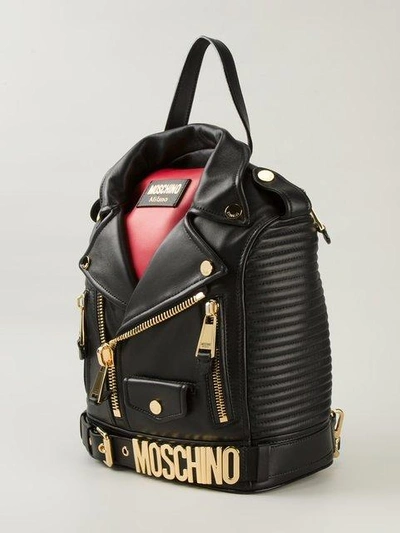 Shop Moschino Biker Backpack