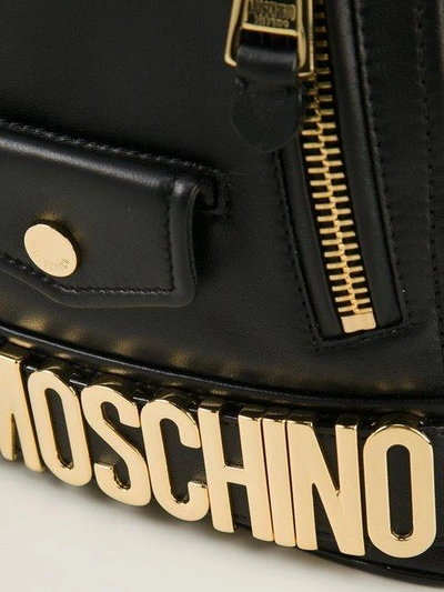 Shop Moschino Biker Backpack