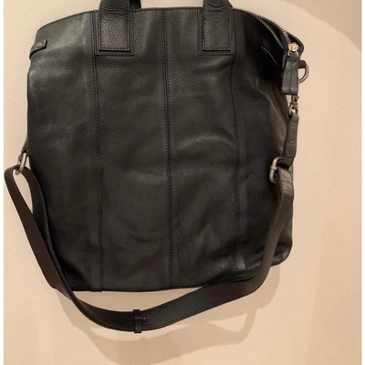 Pre-owned Pierre Balmain Leather Crossbody Bag In Black