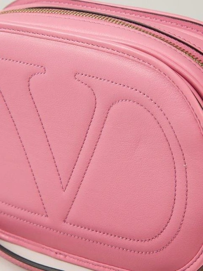 Shop Valentino Logo Crossbody Bag