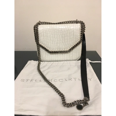 Pre-owned Stella Mccartney Falabella Box Crossbody Bag In White