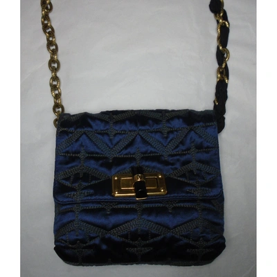 Pre-owned Lanvin Happy Blue Cloth Handbag