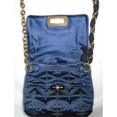 Pre-owned Lanvin Happy Blue Cloth Handbag