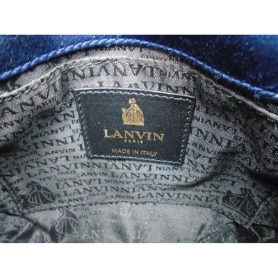 Pre-owned Lanvin Happy Blue Cloth Handbag