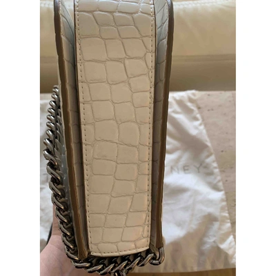 Pre-owned Stella Mccartney Falabella Box White Handbag