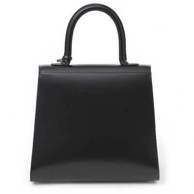 Pre-owned Delvaux Le Brillant Black Leather Handbag