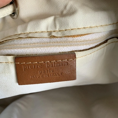 Pre-owned Pierre Balmain White Cloth Handbag