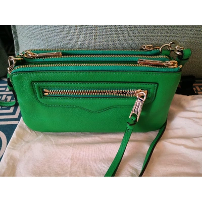 Pre-owned Rebecca Minkoff Leather Crossbody Bag In Green