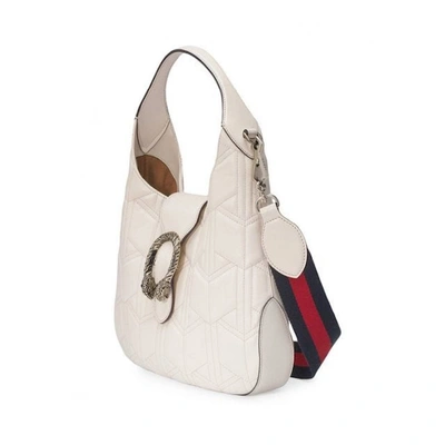 Pre-owned Gucci Dionysus White Leather Handbag