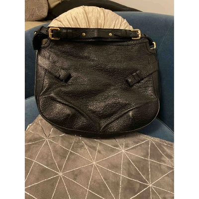 Pre-owned Burberry Black Leather Handbags