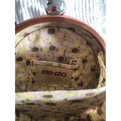 Pre-owned Kenzo Purple Silk Clutch Bag