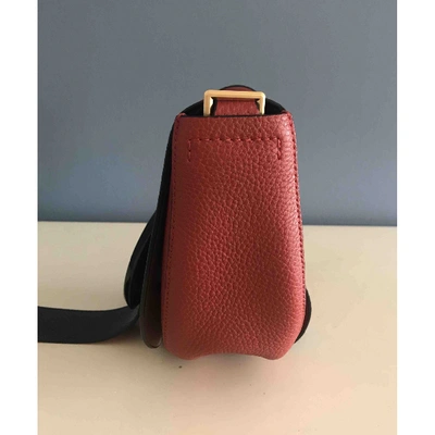 Pre-owned Calvin Klein Collection Leather Crossbody Bag In Other