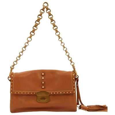 Pre-owned Prada Leather Handbag In Brown