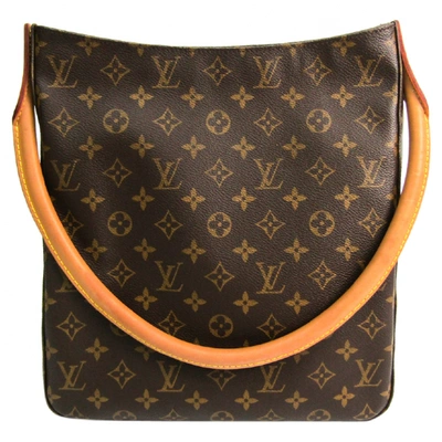 Pre-owned Louis Vuitton Looping Brown Cloth Handbag