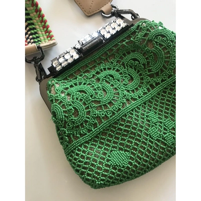 Pre-owned Alberta Ferretti Handbag In Green