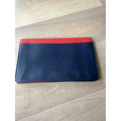 Pre-owned Marc By Marc Jacobs Leather Clutch Bag In Red