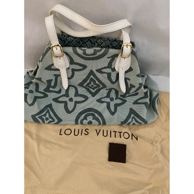 Pre-owned Louis Vuitton Handbag In Turquoise