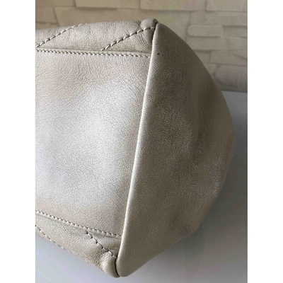 Pre-owned Saint Laurent Nolita Leather Handbag In Beige