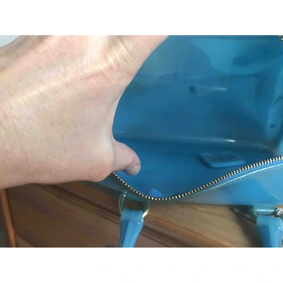 Pre-owned Furla Candy Bag Turquoise Handbag