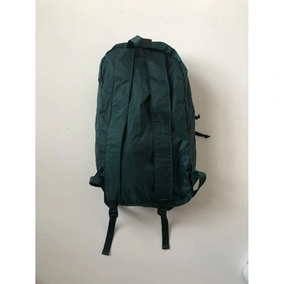 Pre-owned Converse Backpack In Green