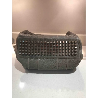 Pre-owned Alexander Wang Rocco Grey Leather Handbag