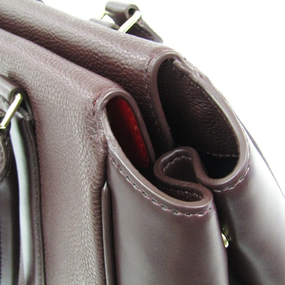 Pre-owned Paul Smith Burgundy Leather Handbag
