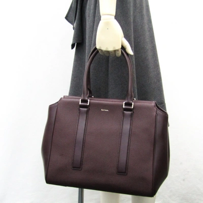 Pre-owned Paul Smith Burgundy Leather Handbag