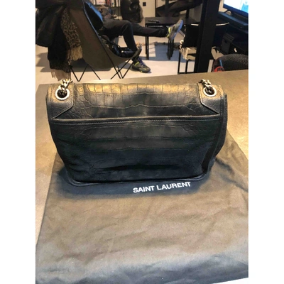 Pre-owned Saint Laurent Niki Handbag In Black