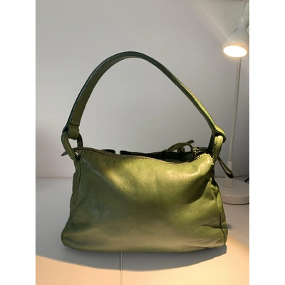 Pre-owned Coccinelle Green Leather Handbag