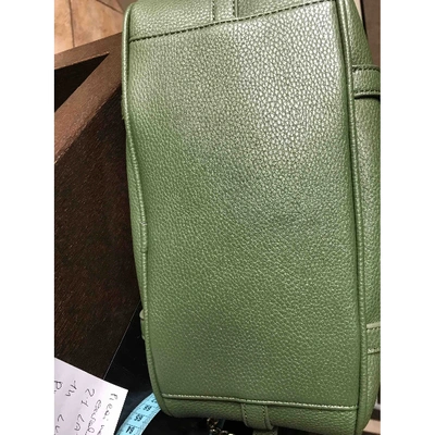 Pre-owned Harrods Green Leather Handbag