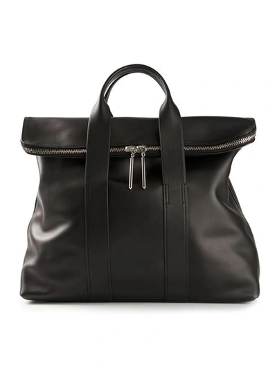 3.1 Phillip Lim / フィリップ リム '31 Hour' Leather Tote In Black