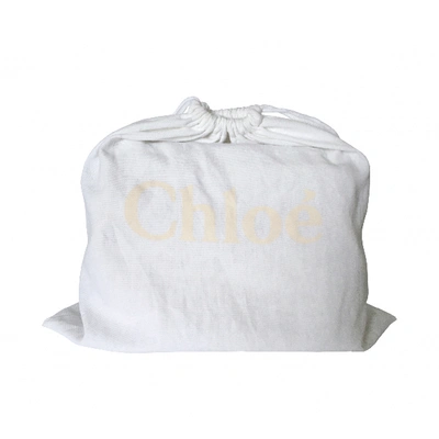 Pre-owned Chloé Roy Ecru Leather Handbag