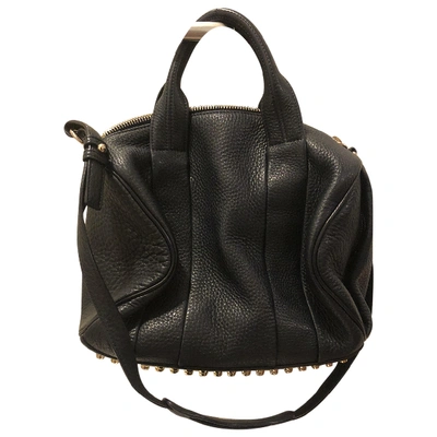 Pre-owned Alexander Wang Rocco Blue Leather Handbag
