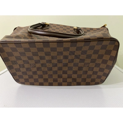 Pre-owned Louis Vuitton Saleya Cloth Tote In Brown