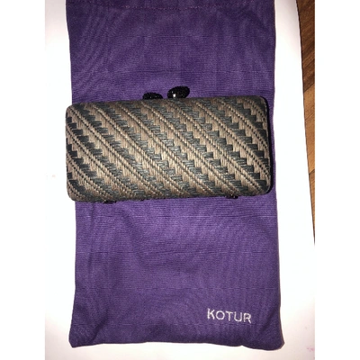 Pre-owned Kotur Black Cloth Clutch Bag