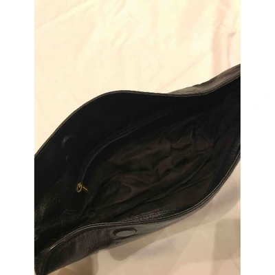 Pre-owned Nina Ricci Black Leather Clutch Bag