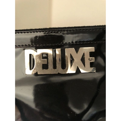 Pre-owned Sonia Rykiel Patent Leather Clutch Bag In Black