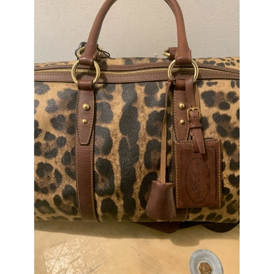 Pre-owned Dolce & Gabbana Leather Travel Bag
