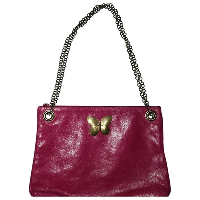 Pre-owned Sous Les Pavés Pink Leather Handbag