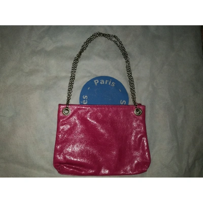 Pre-owned Sous Les Pavés Pink Leather Handbag