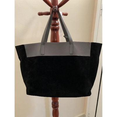 Pre-owned Saint Laurent East Side Grey Leather Handbag