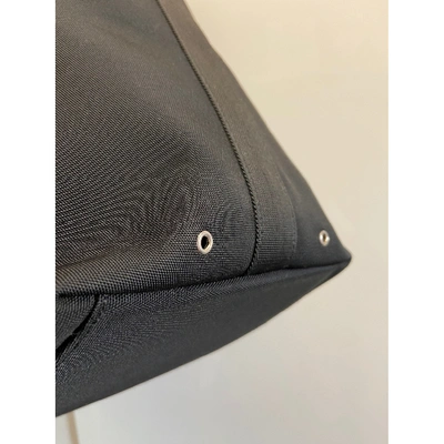 Pre-owned Gucci Cloth Travel Bag In Black