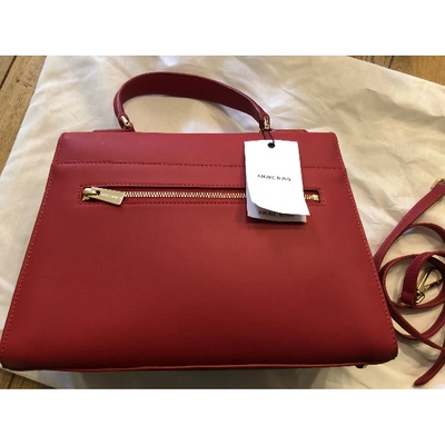 Pre-owned Anine Bing Red Leather Handbag