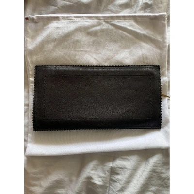 Pre-owned Tamara Mellon Black Leather Clutch Bag