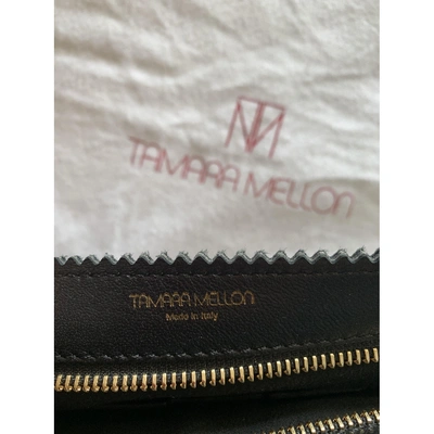 Pre-owned Tamara Mellon Black Leather Clutch Bag