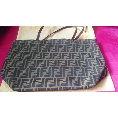 Pre-owned Fendi Roll Bag  Brown Handbag