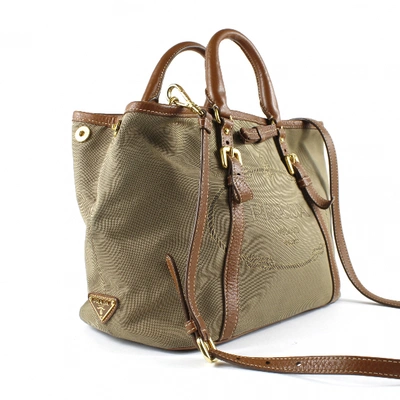 Pre-owned Prada Beige Cloth Handbag
