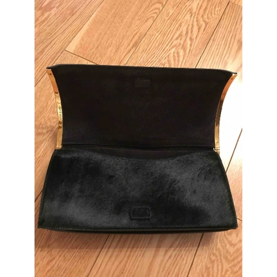 Pre-owned Maiyet Pony-style Calfskin Clutch Bag In Black