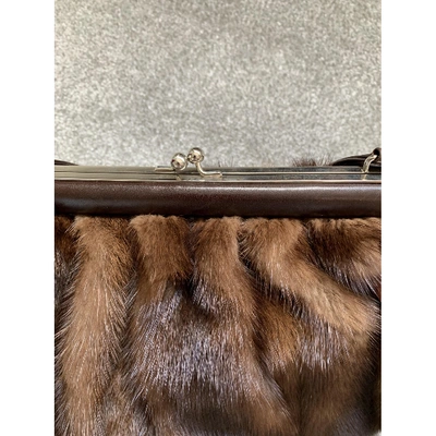 Pre-owned Dolce & Gabbana Brown Mink Handbag