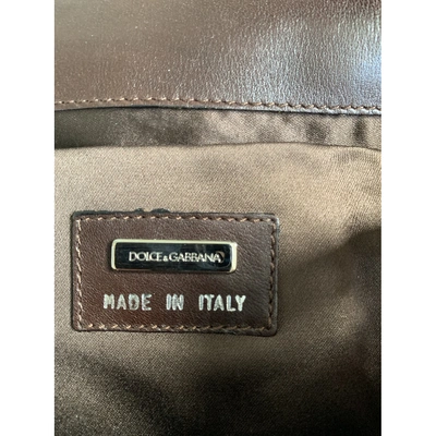 Pre-owned Dolce & Gabbana Brown Mink Handbag